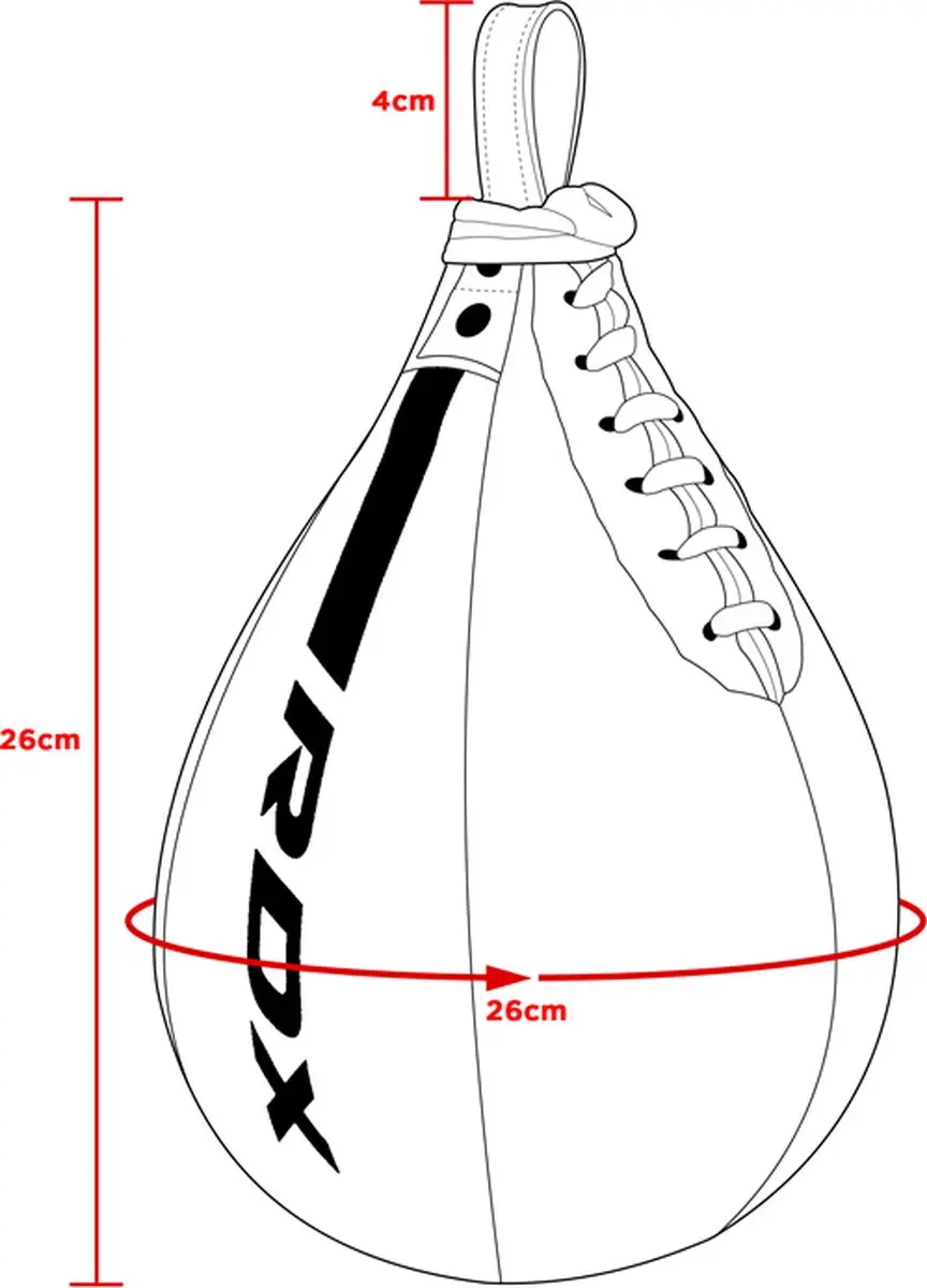 RDX Sports F6 Speedball - 26cm - Goud