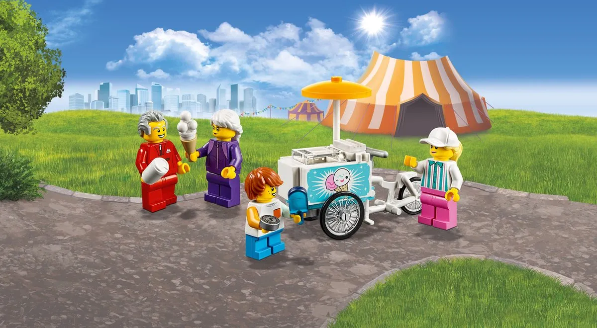 LEGO City Kermis 60234 - 14 Minifiguren - 183 Stukken - Multikleur - afbeelding 6 van 6