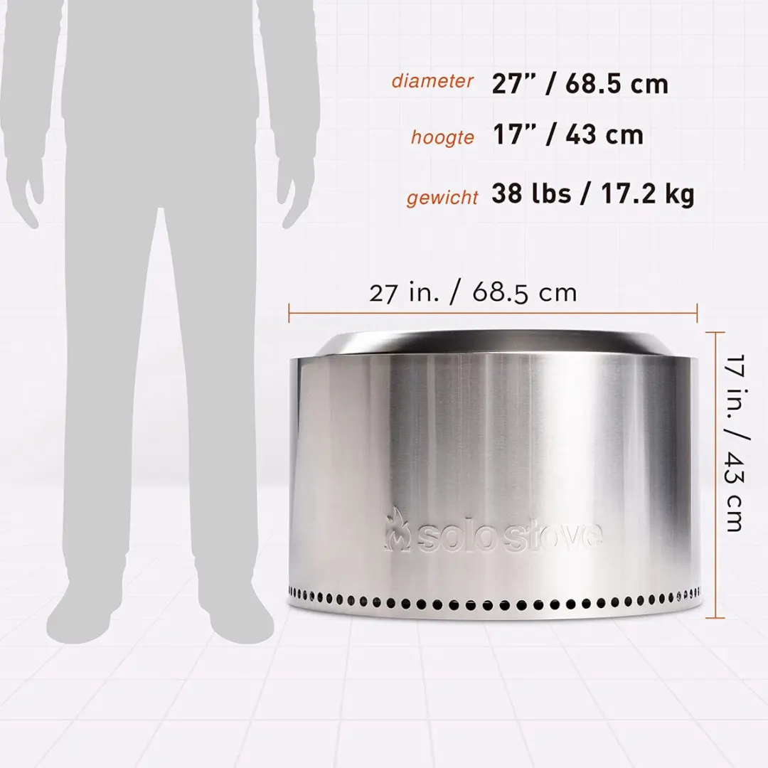 Solo Stove Yukon-Vuurkorf 2.0 - 68,5 x 43 cm