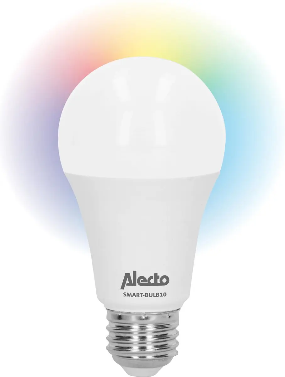Alecto SMART-BULB10 Smart Wifi LED Kleurenlamp 6W RGBW