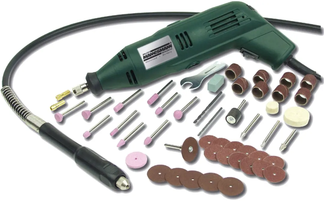 Brüder Mannesmann Multitool Roterend 53-delig 135W - Hout