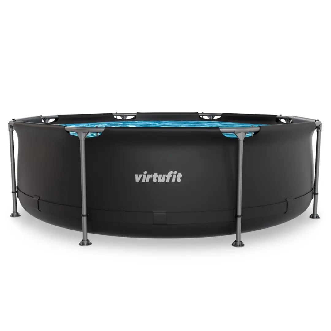 Virtufit Opzetzwembad Ø244cm - 3086L - VF13001 - Grijs