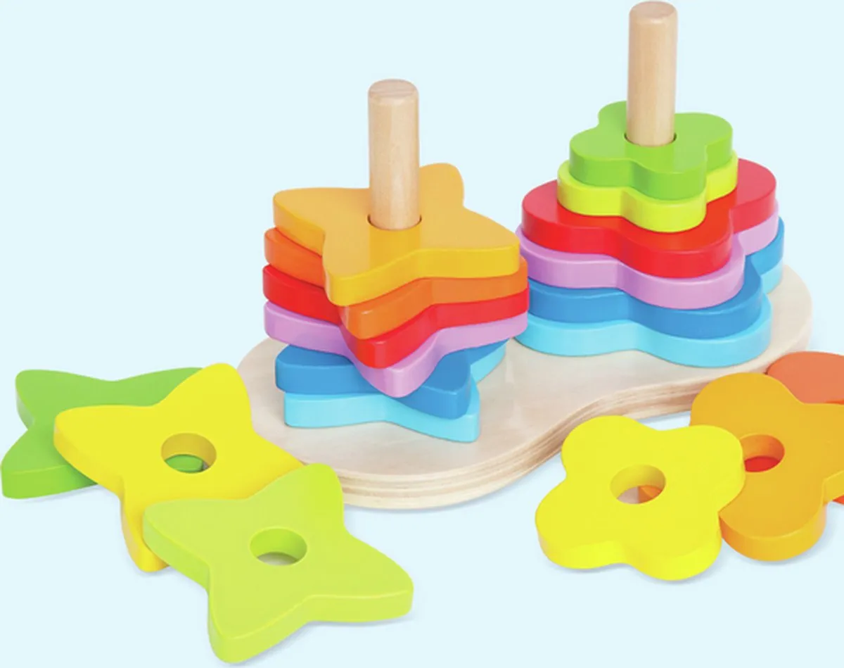 Hape Dubbele Regenboog Stapelaar