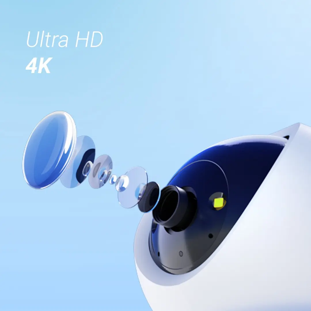 EZVIZ H6c CS-H6C-R200-8H8WFL Beveiligingscamera - 4K - 360° Pan & Tilt - Wifi 6