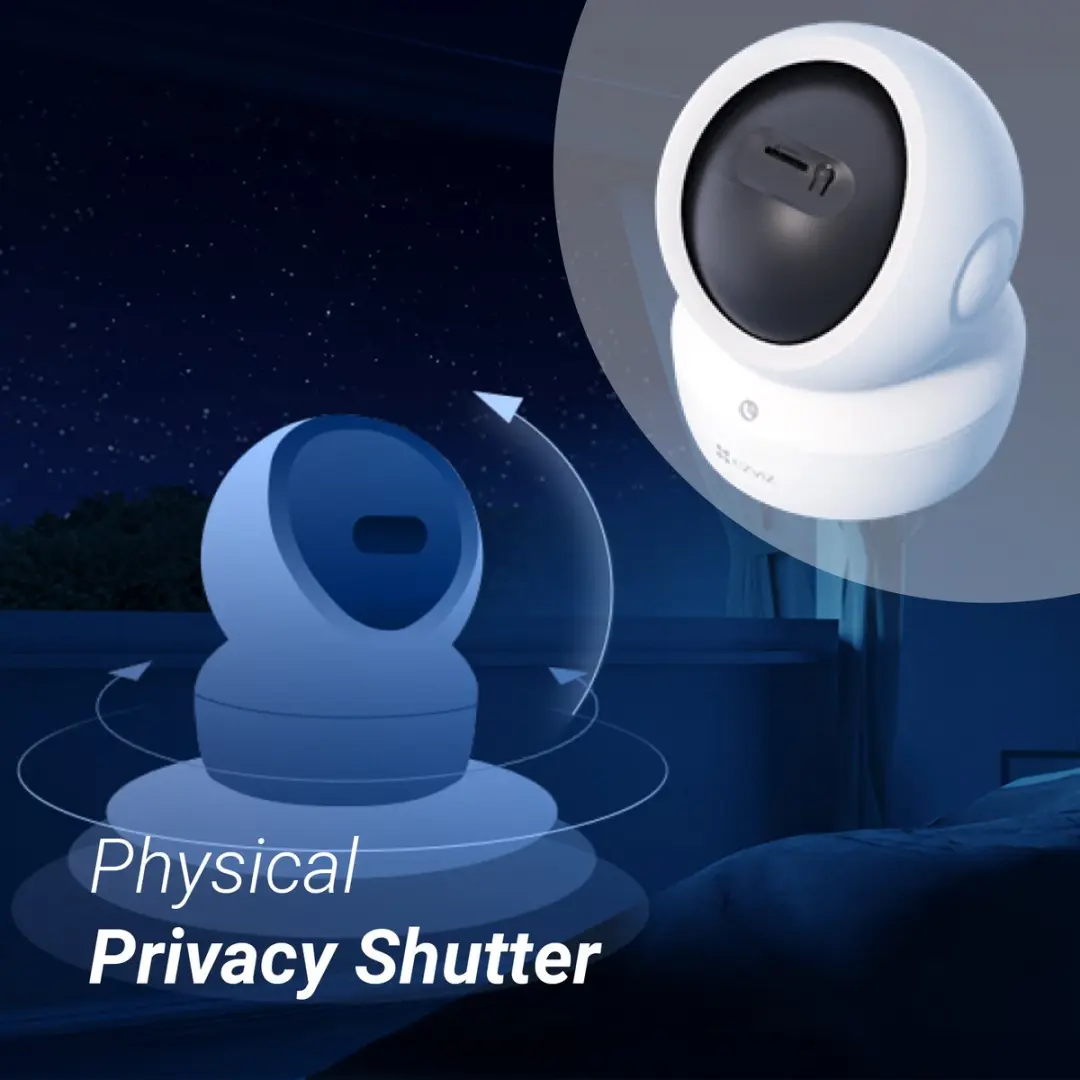 EZVIZ H6c CS-H6C-R200-8H8WFL Beveiligingscamera - 4K - 360° Pan & Tilt - Wifi 6
