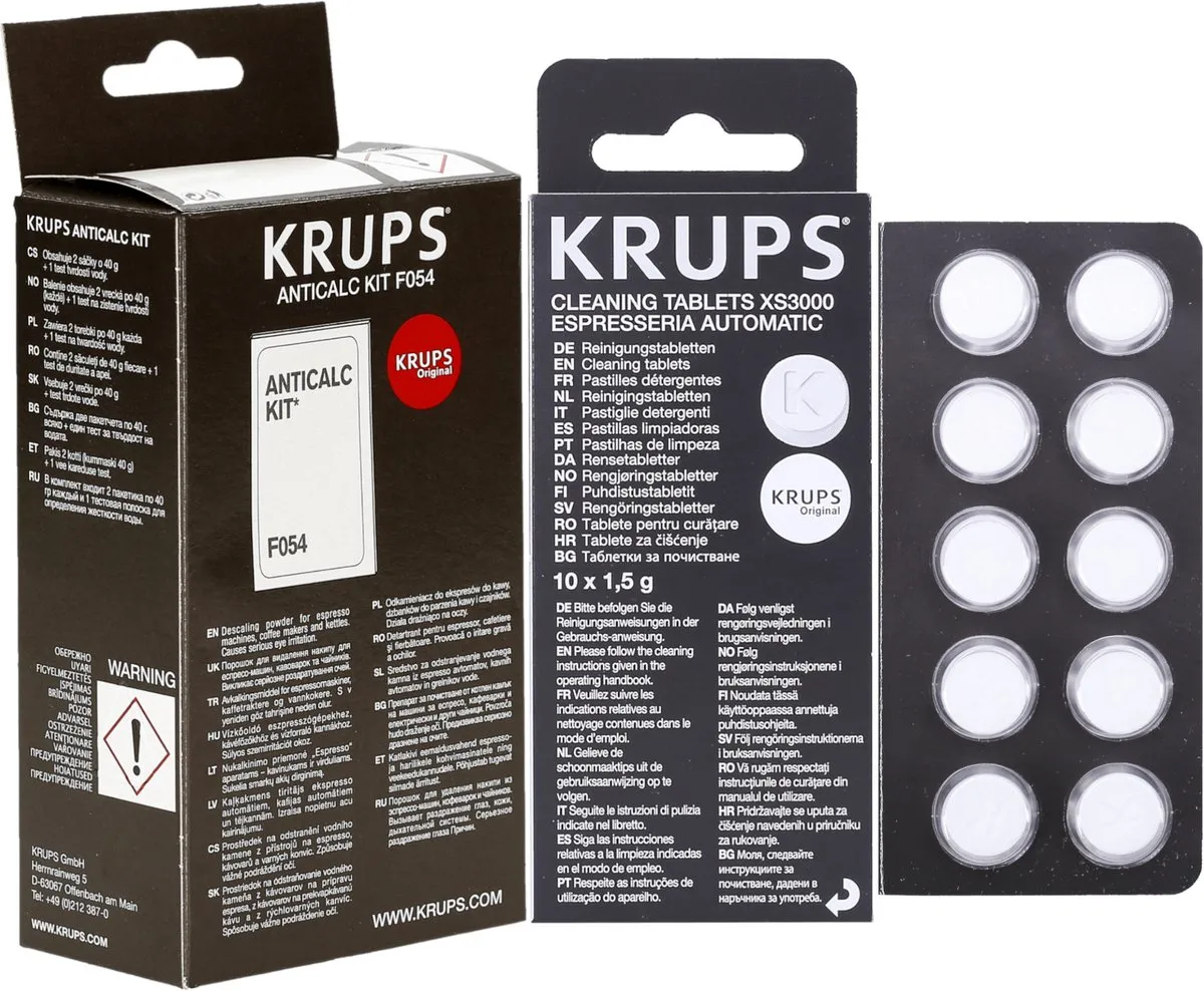 Krups Anticalc F054 Reinigingsset