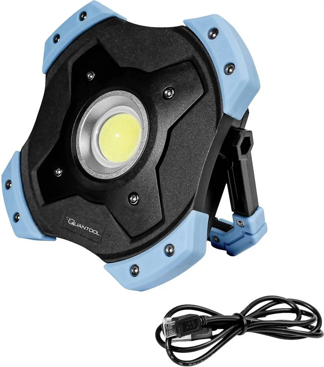 Brüder Mannesmann Q30670 Quantool LED Werklamp 30W - 2000lm - Zwart/Blauw