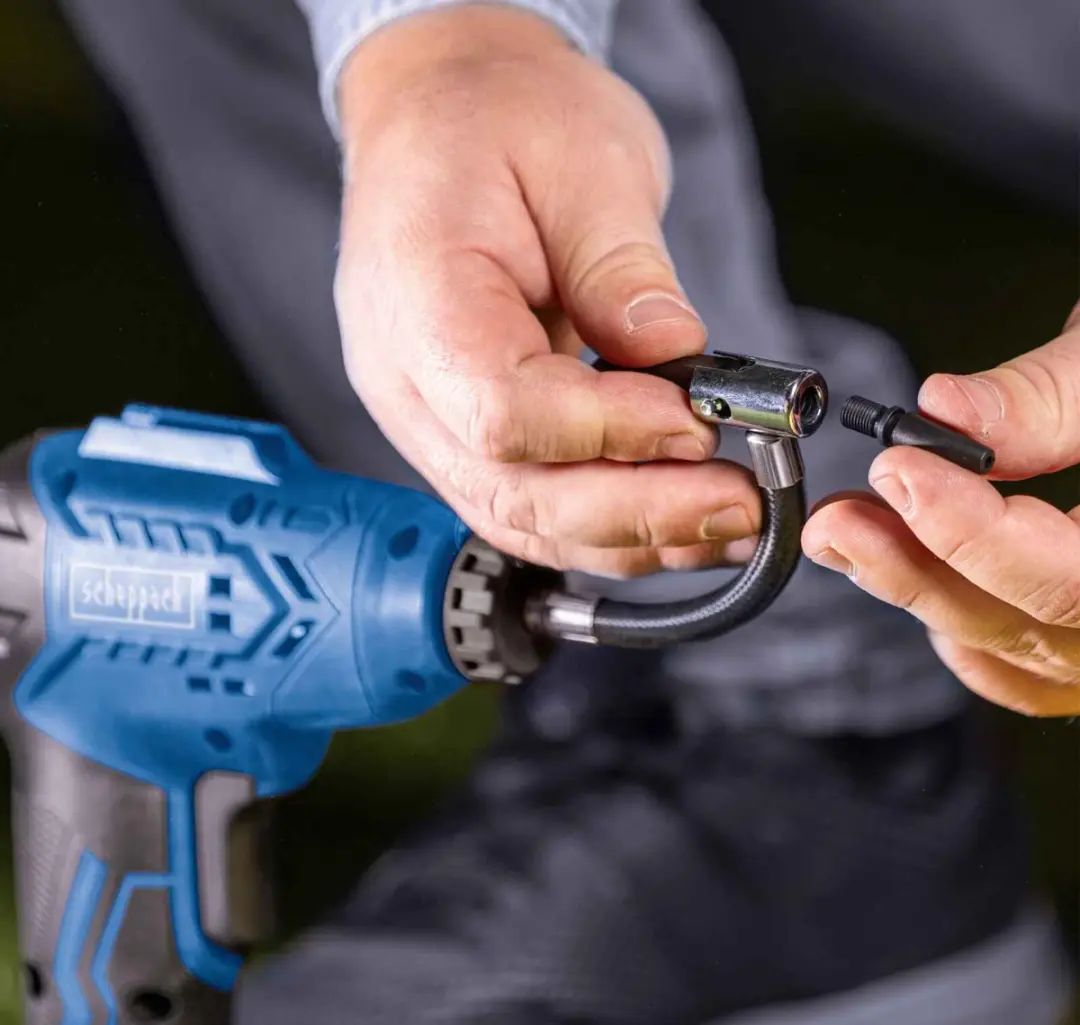 Scheppach Accu Handcompressor 20V C-AC20-X - Blauw