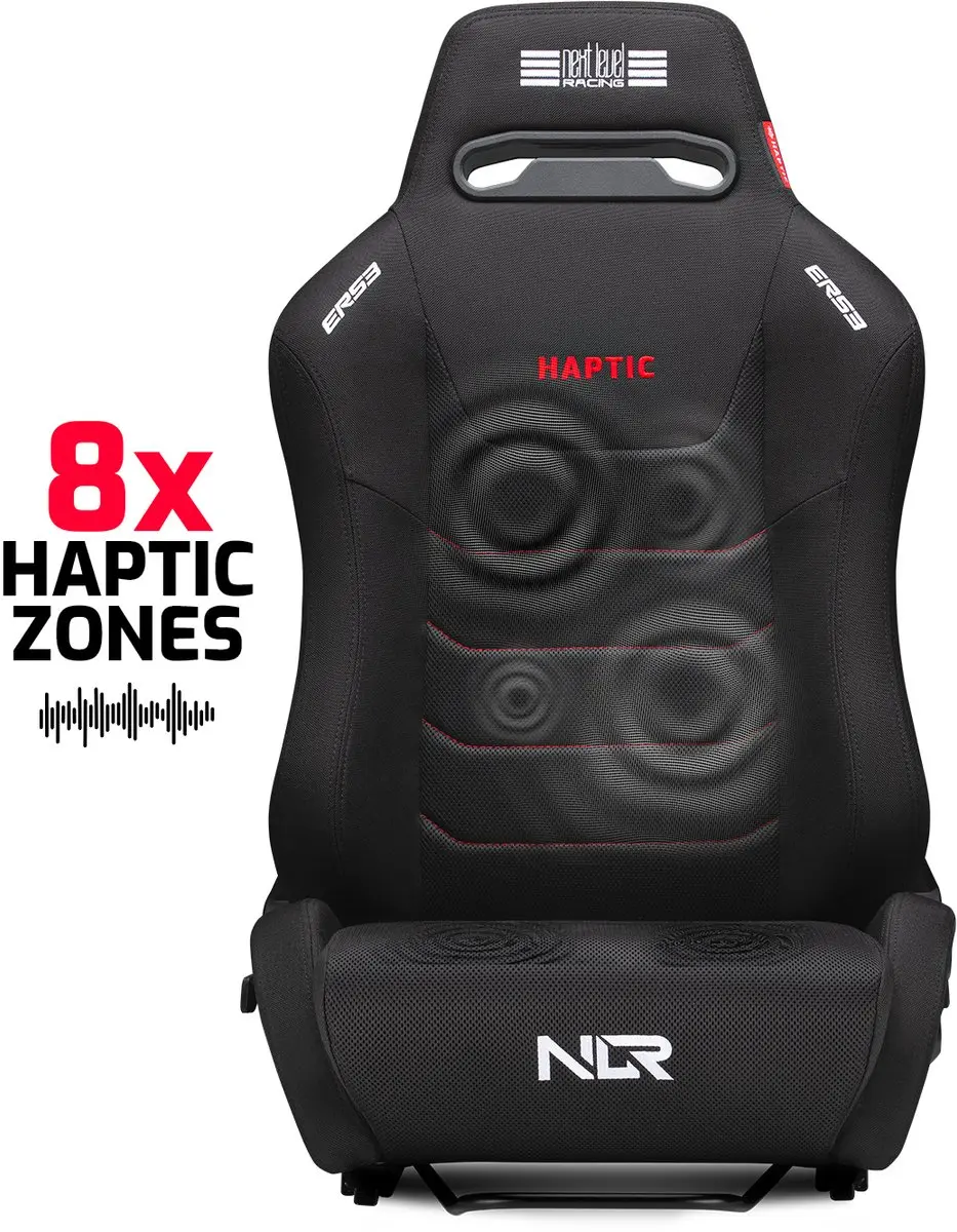 Next Level Racing ERS3 NLR-E066 Simracestoel - Haptisch - 8 Motoren - Zwart