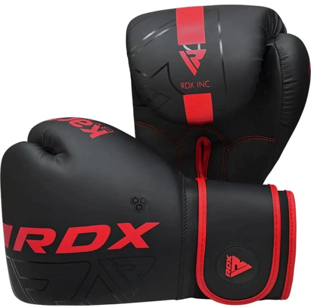 RDX Sports F6 Kara Bokshandschoenen 14 oz - Rood