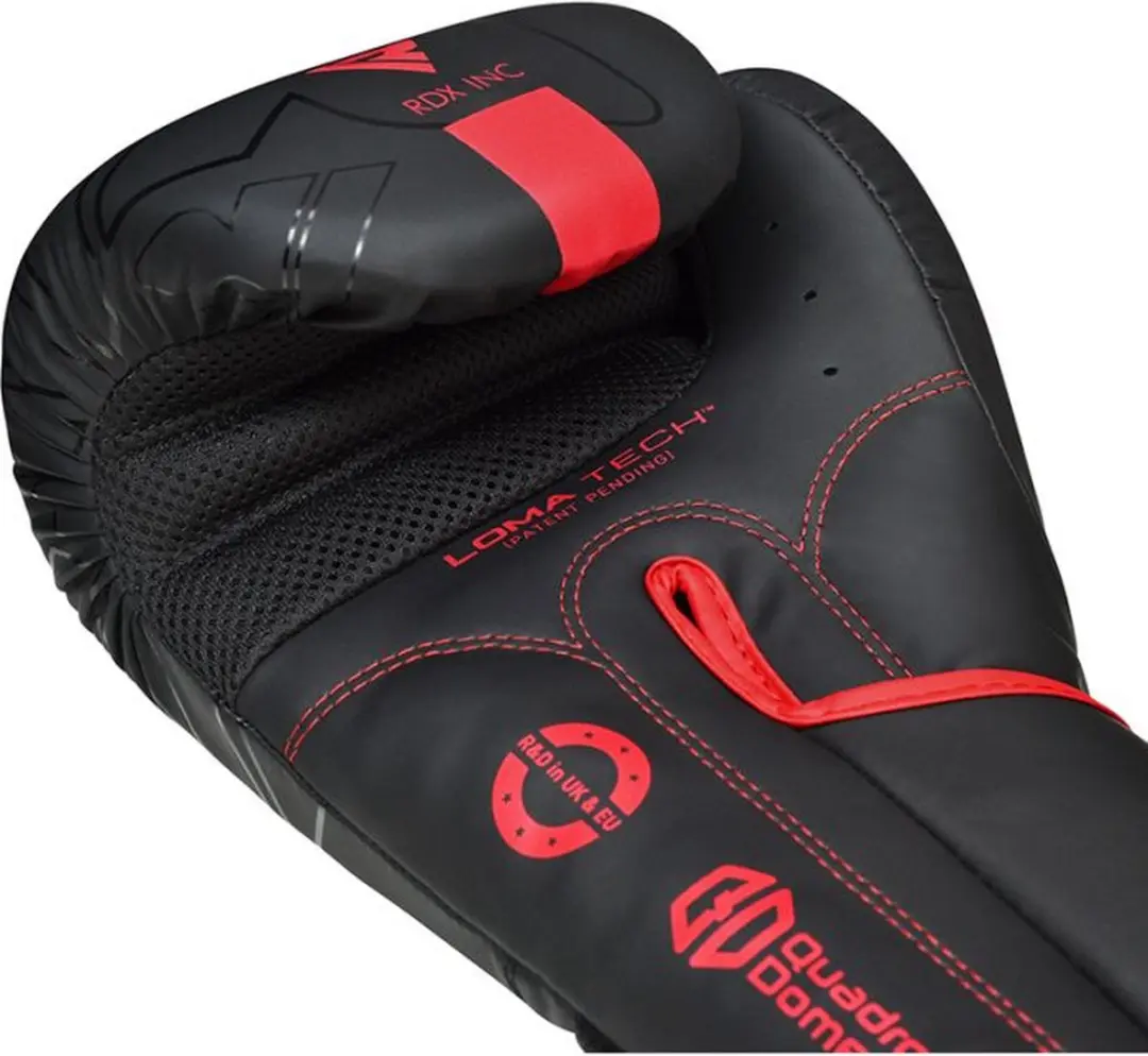 RDX Sports F6 Kara Bokshandschoenen 14 oz - Rood
