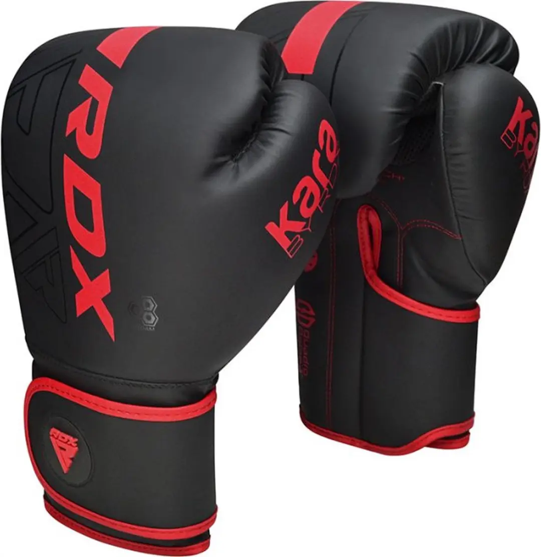 RDX Sports F6 Kara Bokshandschoenen 14 oz - Rood