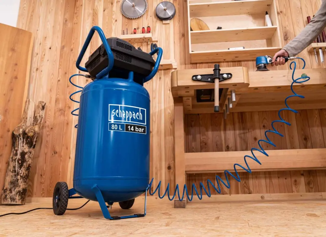 Scheppach HC85V Olievrije Compressor 1600W - 80L