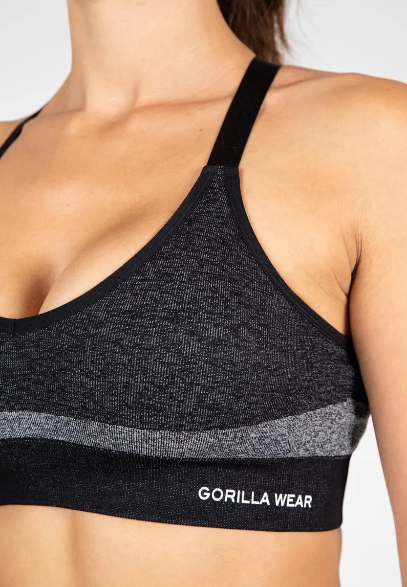 Gorilla Wear Selah Seamless Sportbeha XS/S - Zwart