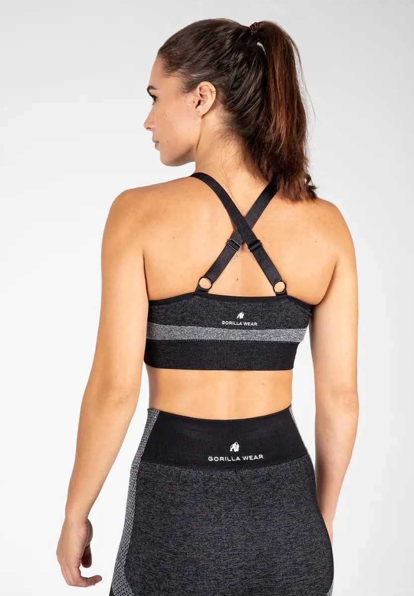 Gorilla Wear Selah Seamless Sportbeha XS/S - Zwart