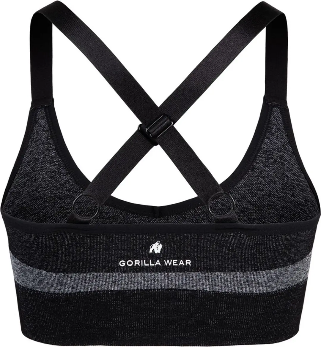 Gorilla Wear Selah Seamless Sportbeha XS/S - Zwart