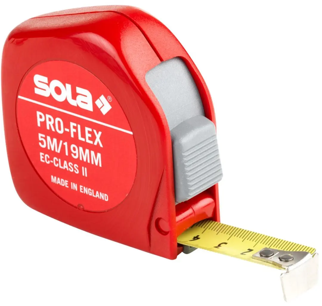 Sola Pro-Flex PF Rolmaat 5m x 19mm - Rood