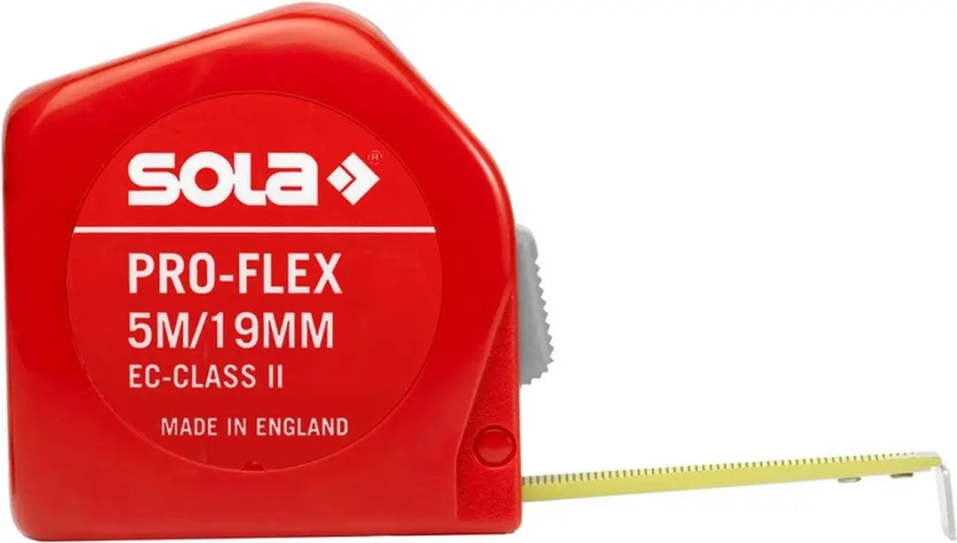 Sola Pro-Flex PF Rolmaat 5m x 19mm - Rood