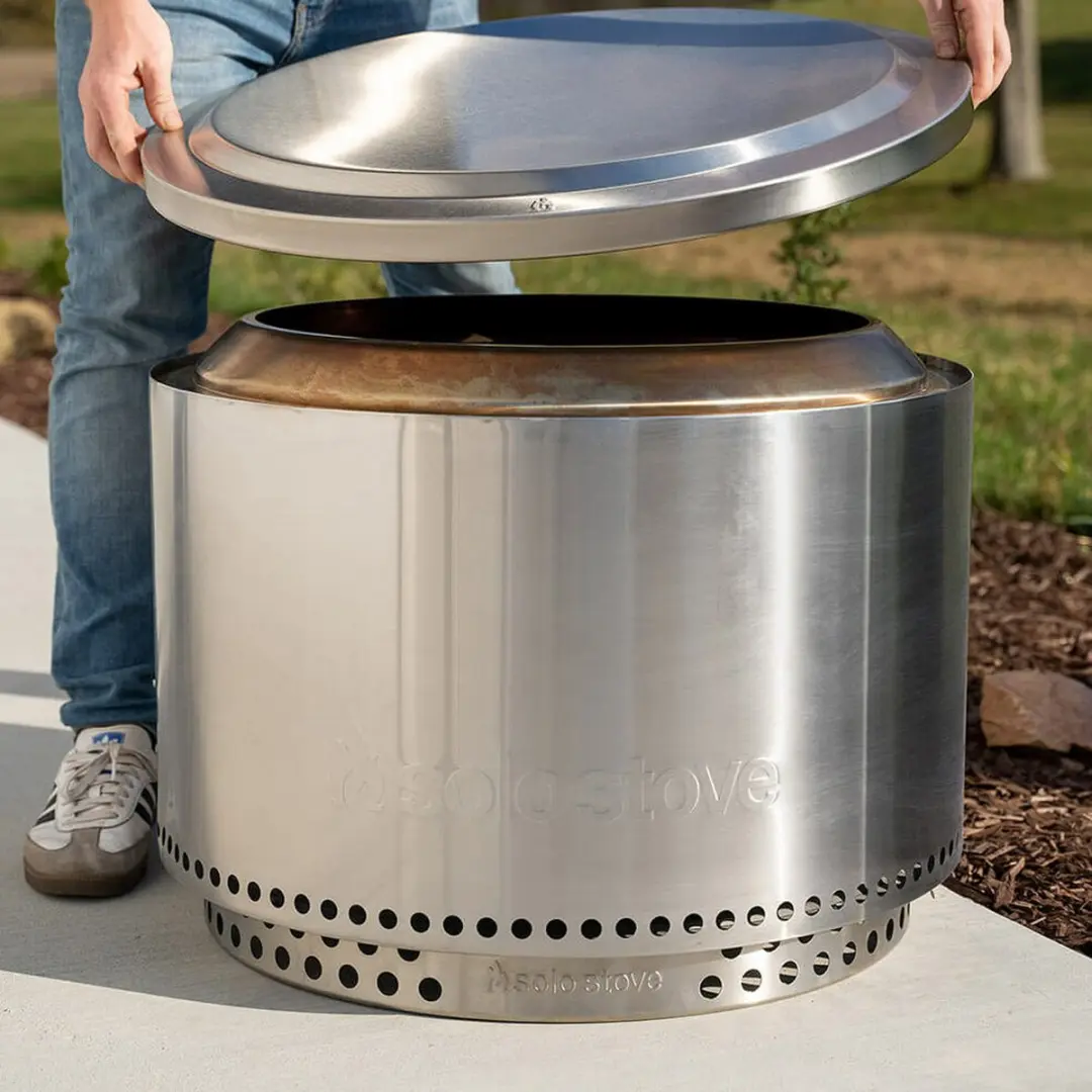 Solo Stove Yukon-deksel - Roestvrijstaal Ø68,58cm
