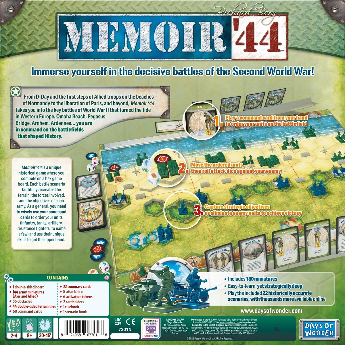 Asmodee Memoir '44 Refresh Bordspel - 2 Spelers