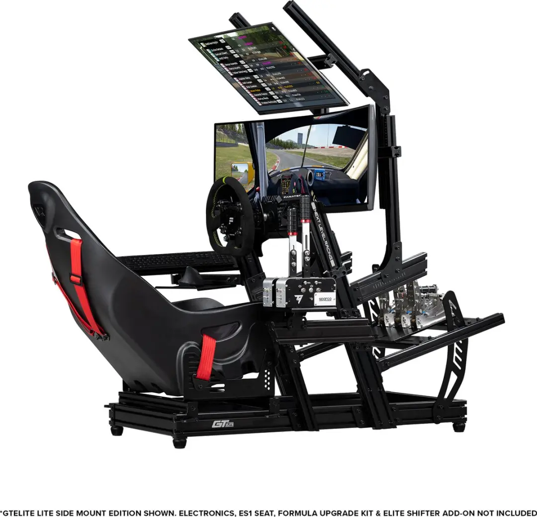 Next Level Racing GT Elite Lite NLR-E028 Simulator Cockpit - Zwart - afbeelding 6 van 6