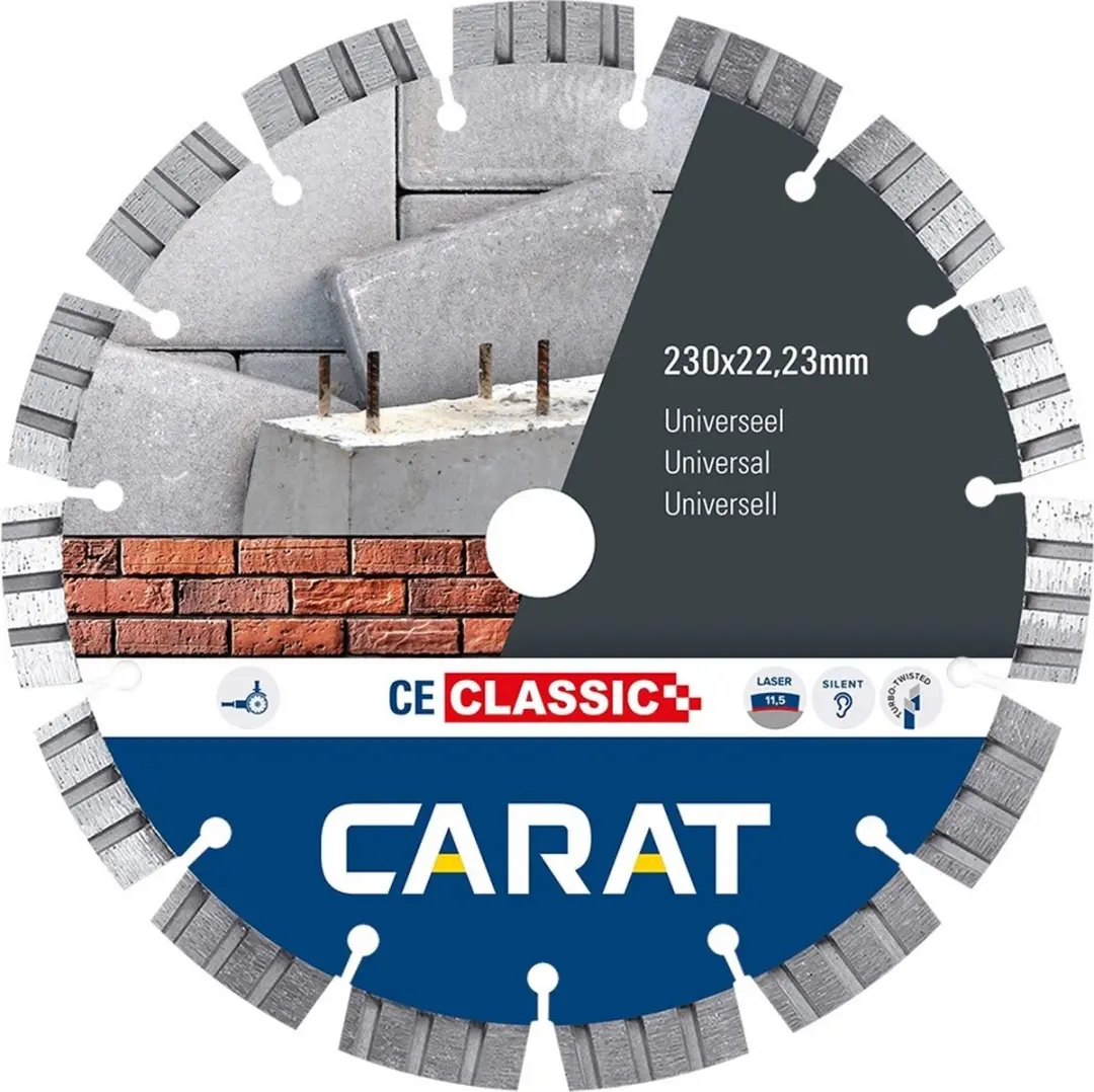 Carat Diamantzaag CEC1803000 - Ø180x22,2mm - Beton/Natuursteen