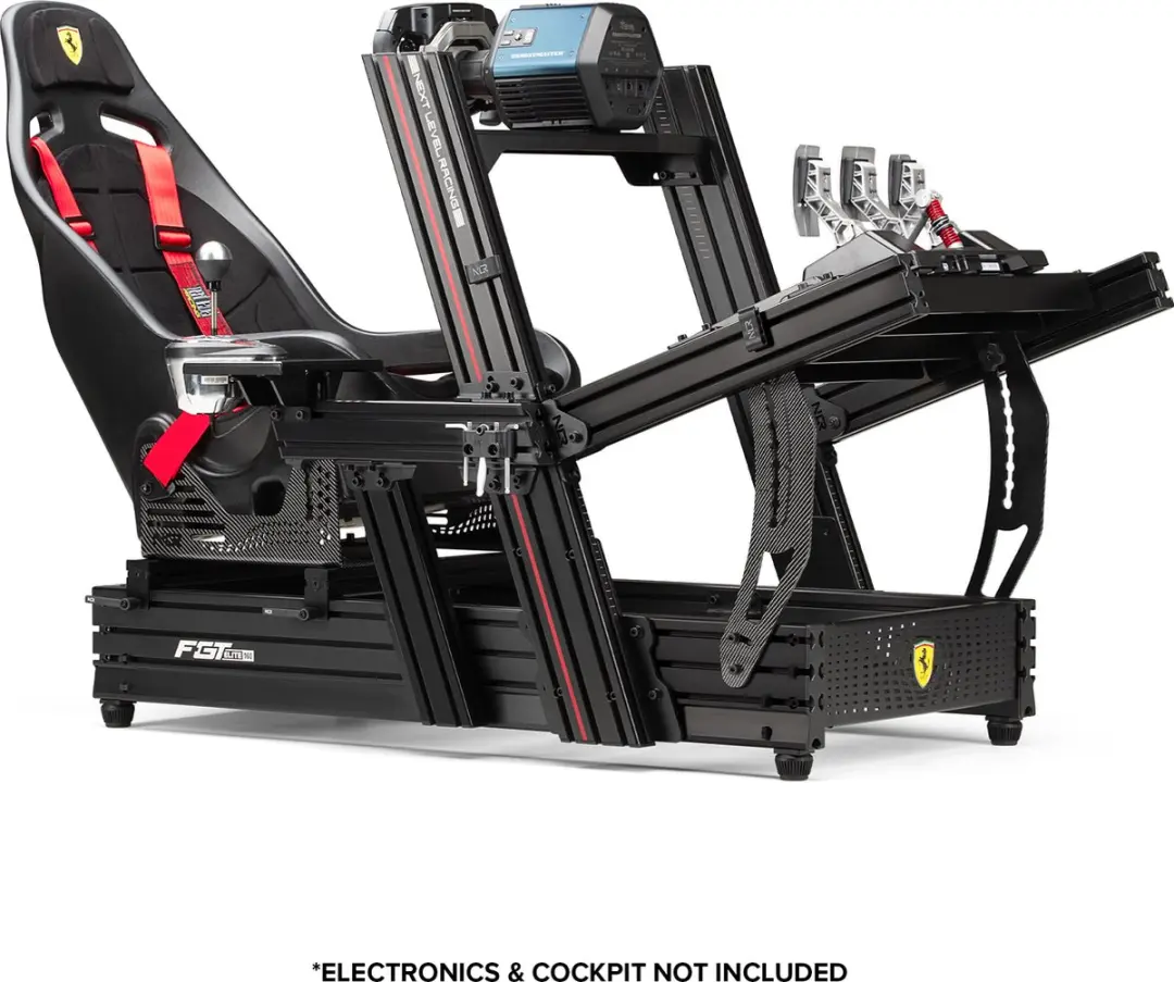 Next Level Racing F-GT Elite 160 Scuderia Ferrari Simulator Cockpit - Zwart