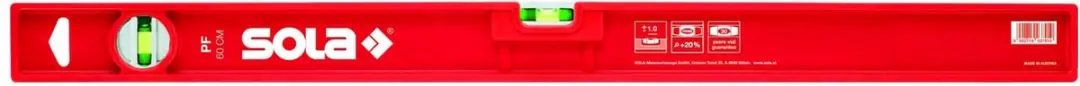 Sola PF 50 Kunststof Waterpas 500mm - Rood - afbeelding 2 van 2
