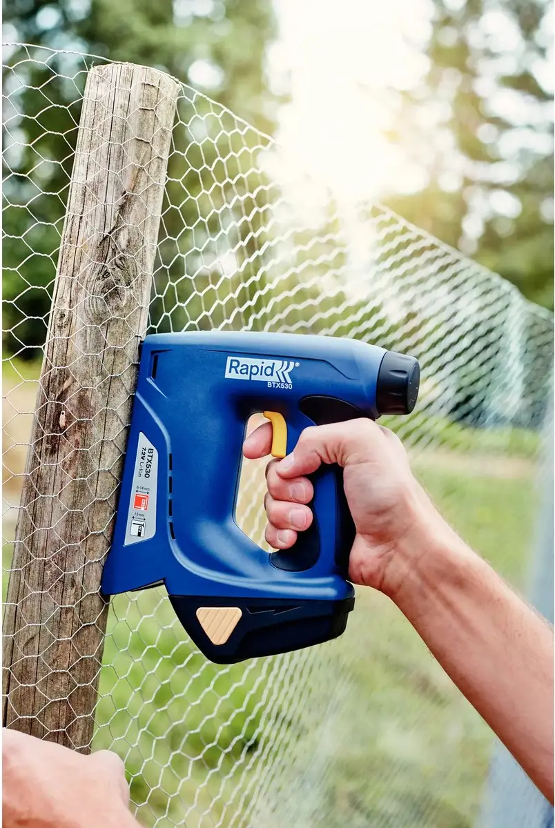 Rapid BTX530 Elektrische Tacker - Blauw/Geel