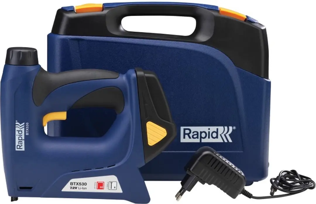 Rapid BTX530 Elektrische Tacker - Blauw/Geel - afbeelding 6 van 6