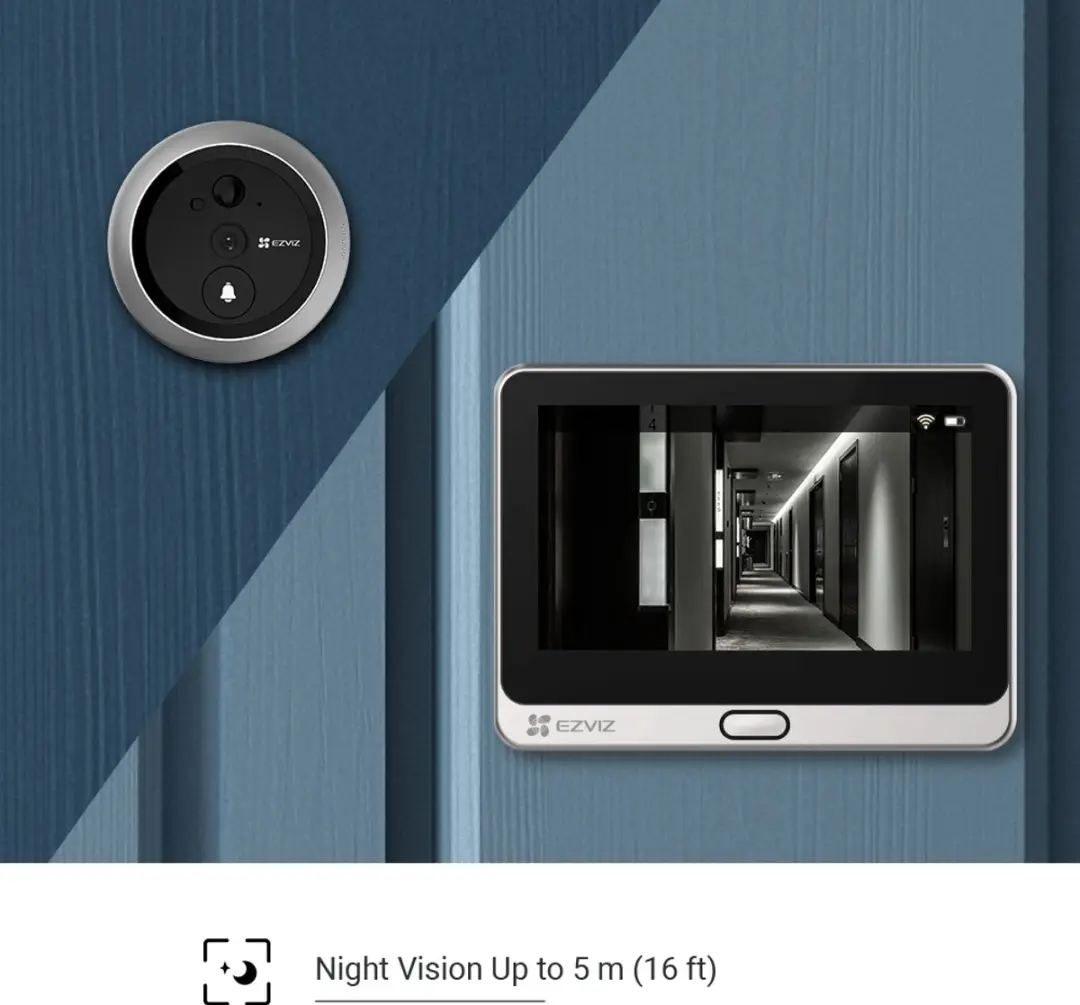 EZVIZ DP2 IP Camera - 155° - Zwart