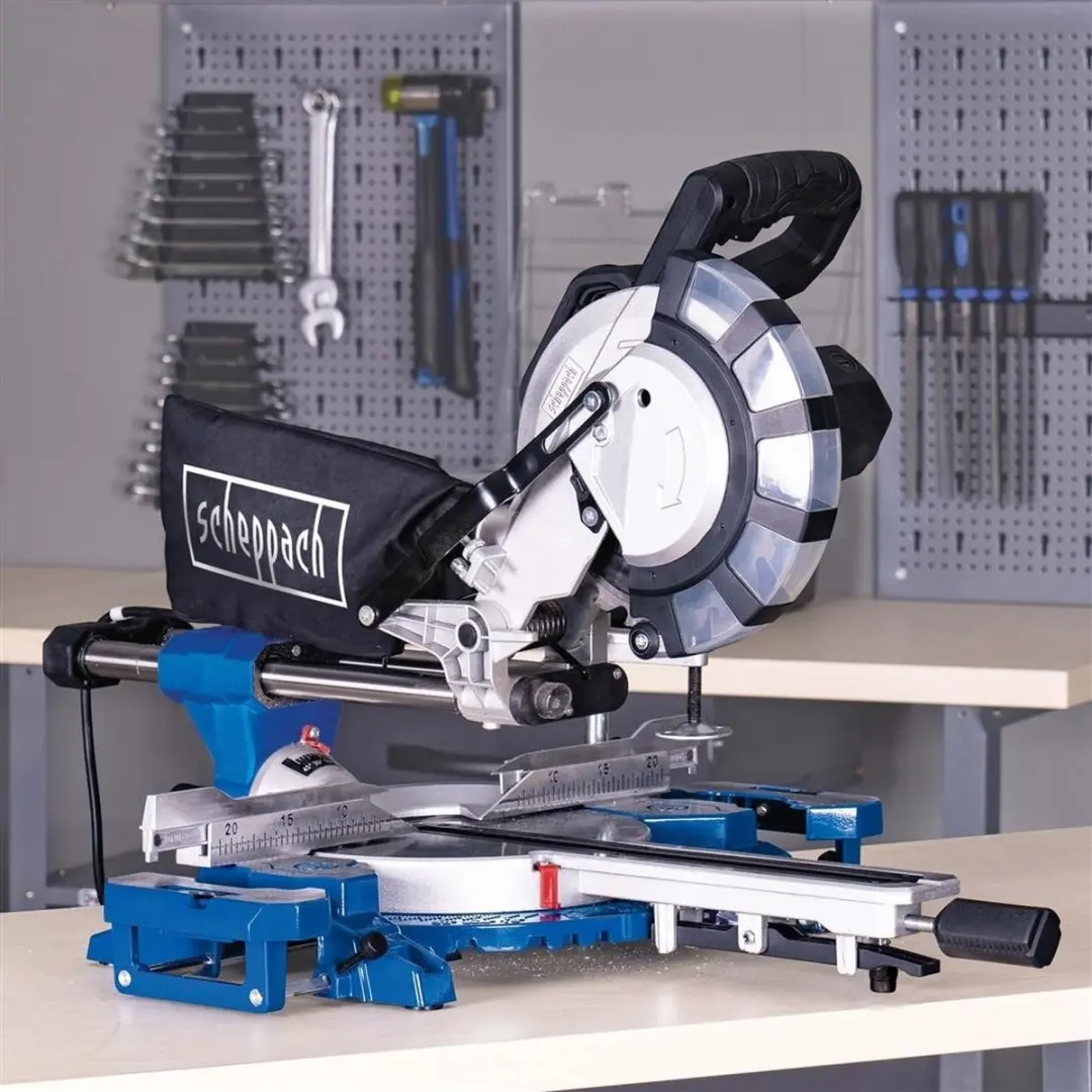 Scheppach HM216SPX Kap- en Trekzaag 2000W - 210mm