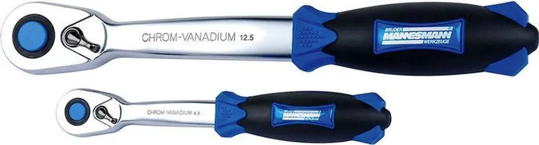 Brüder Mannesmann DS29765 Doppendoos - 55 Stuks - 1/2" & 1/4"