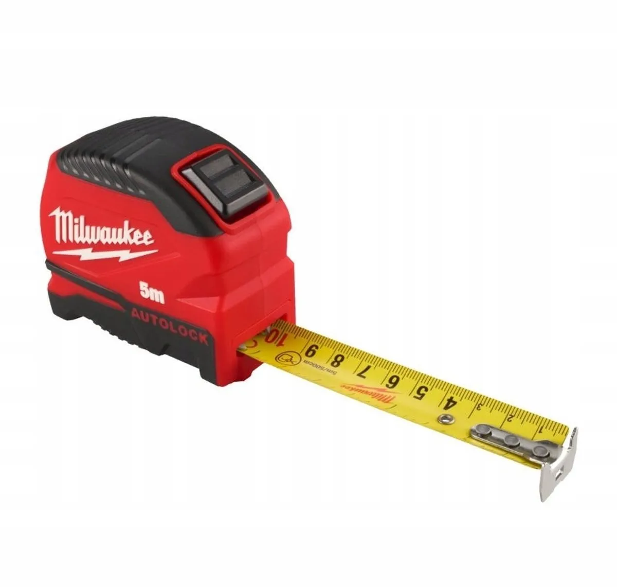 Milwaukee Rolbandmaat Auto Lock Gen 2 5m x 25mm - Rood/Zwart
