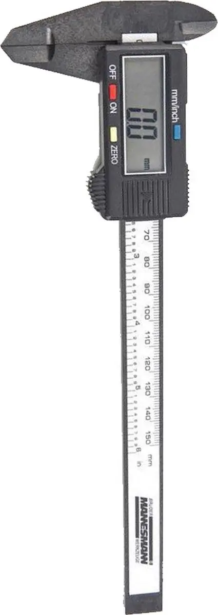 Brüder Mannesmann Digitale Schuifmaat 150mm