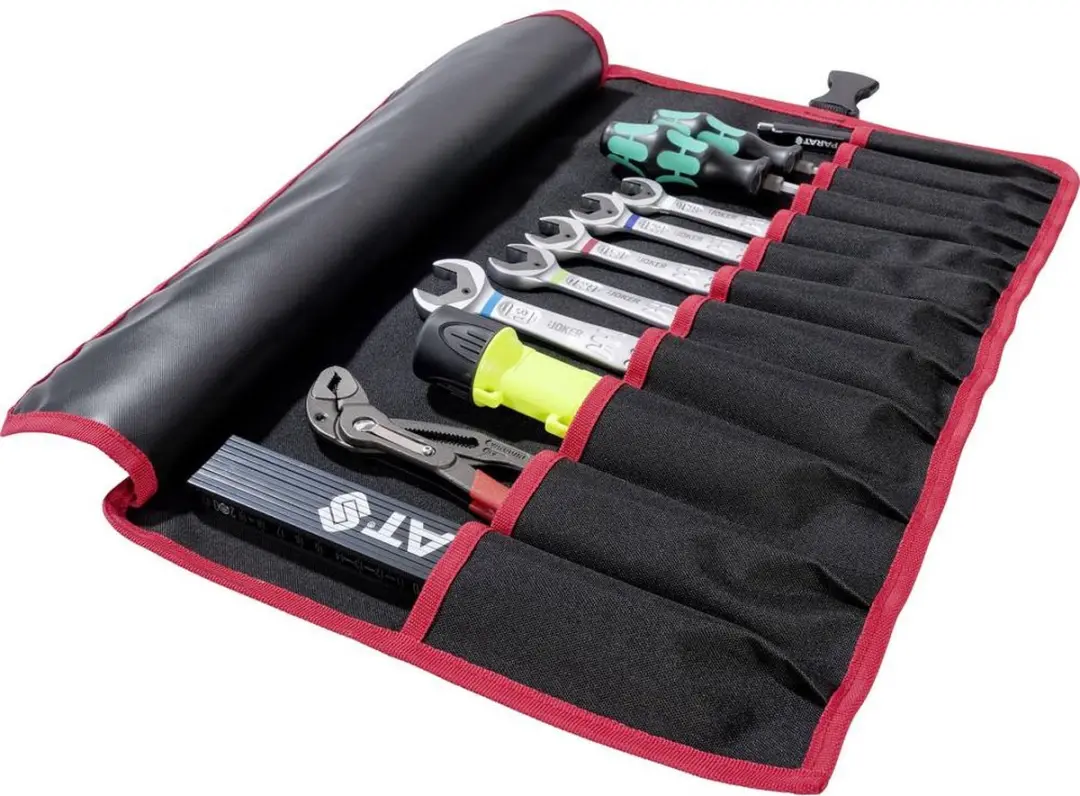Parat BASIC Roll-Up Case 5990827991 Gereedschapstas 540x330x5mm - Zwart/Rood
