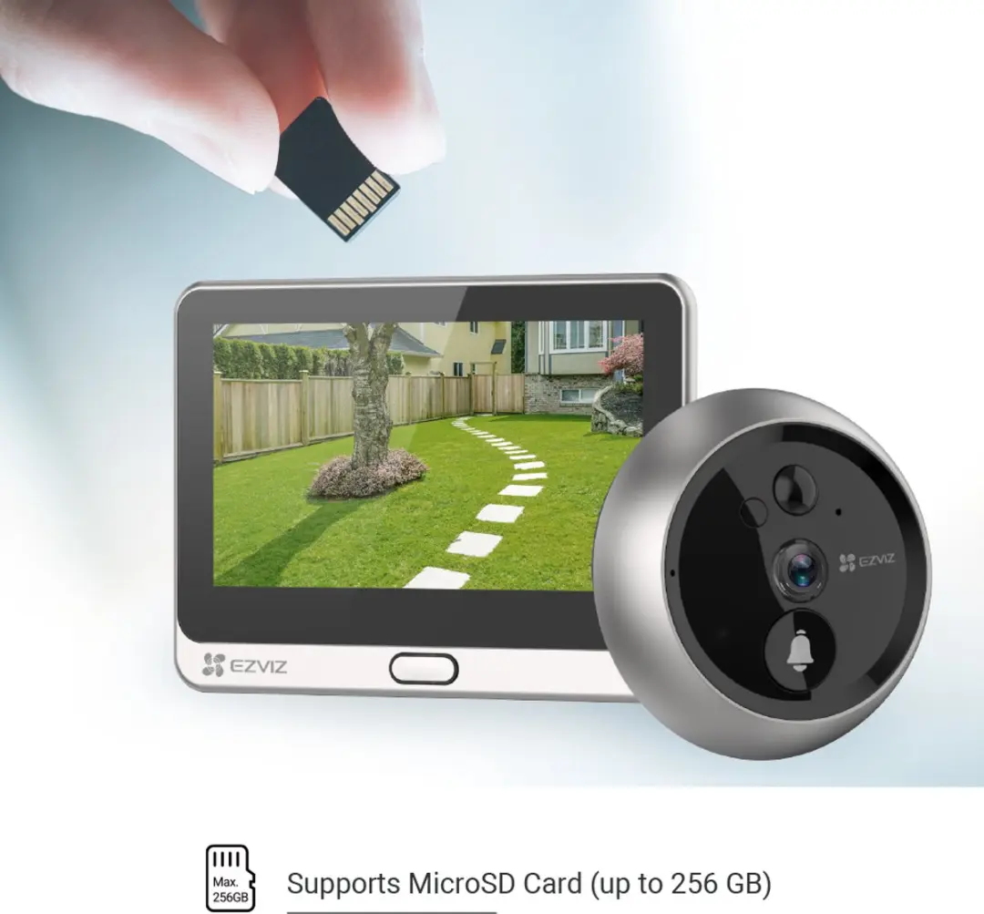 EZVIZ DP2C DP2CGOLD Video Deurbel - 1080p - 155° - Goud