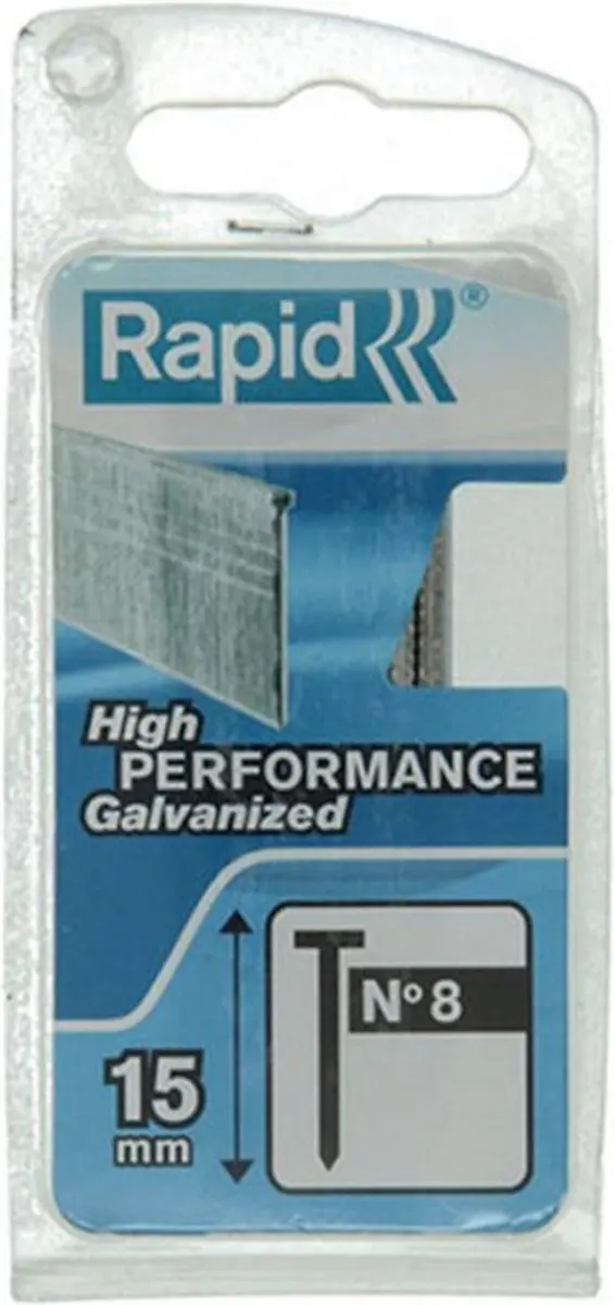 Rapid Nagels No 8 - 15mm - 1000 Stuks