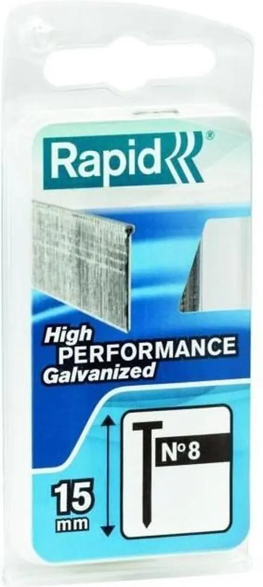 Rapid Nagels No 8 - 15mm - 1000 Stuks