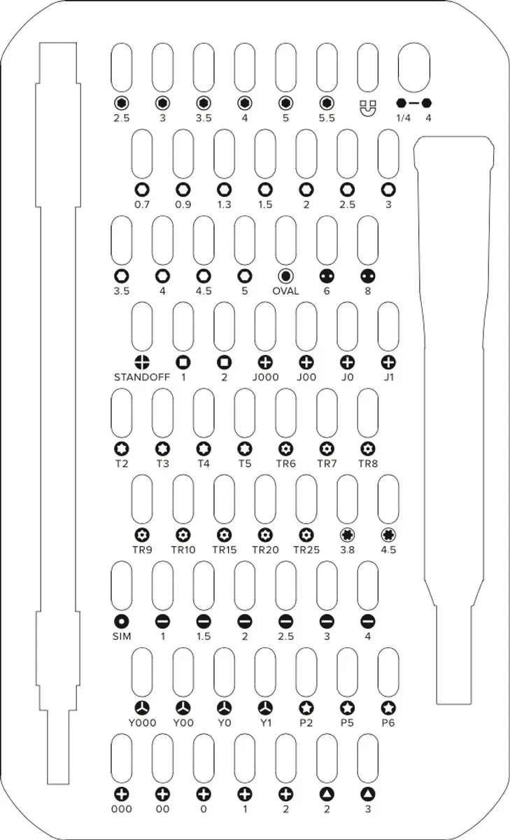 iFixit Mako Driver Kit EU145299-4 - 64 Stuks