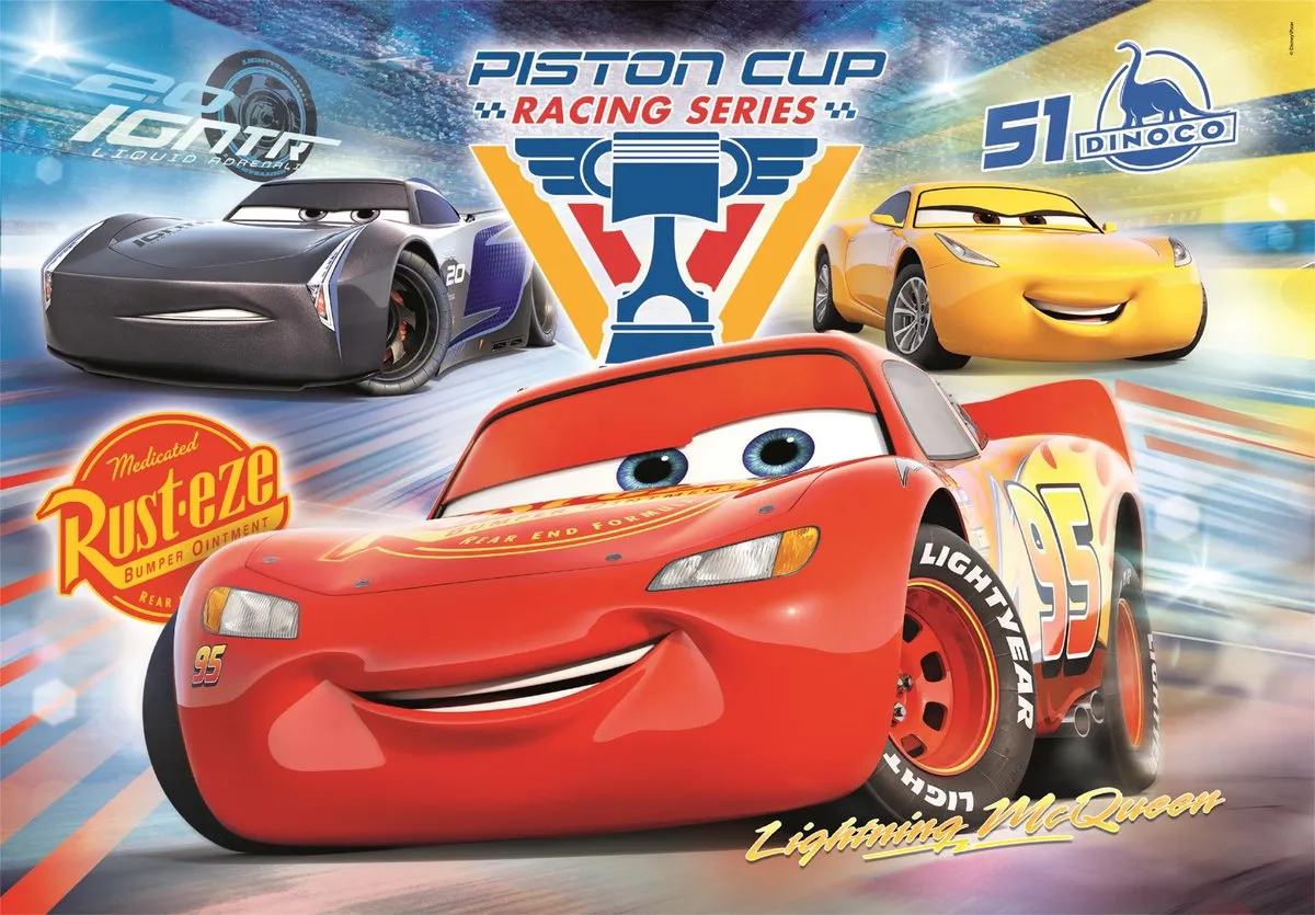 Clementoni Super Cars 2025 Kinderpuzzel 104 Stuks - Multikleur