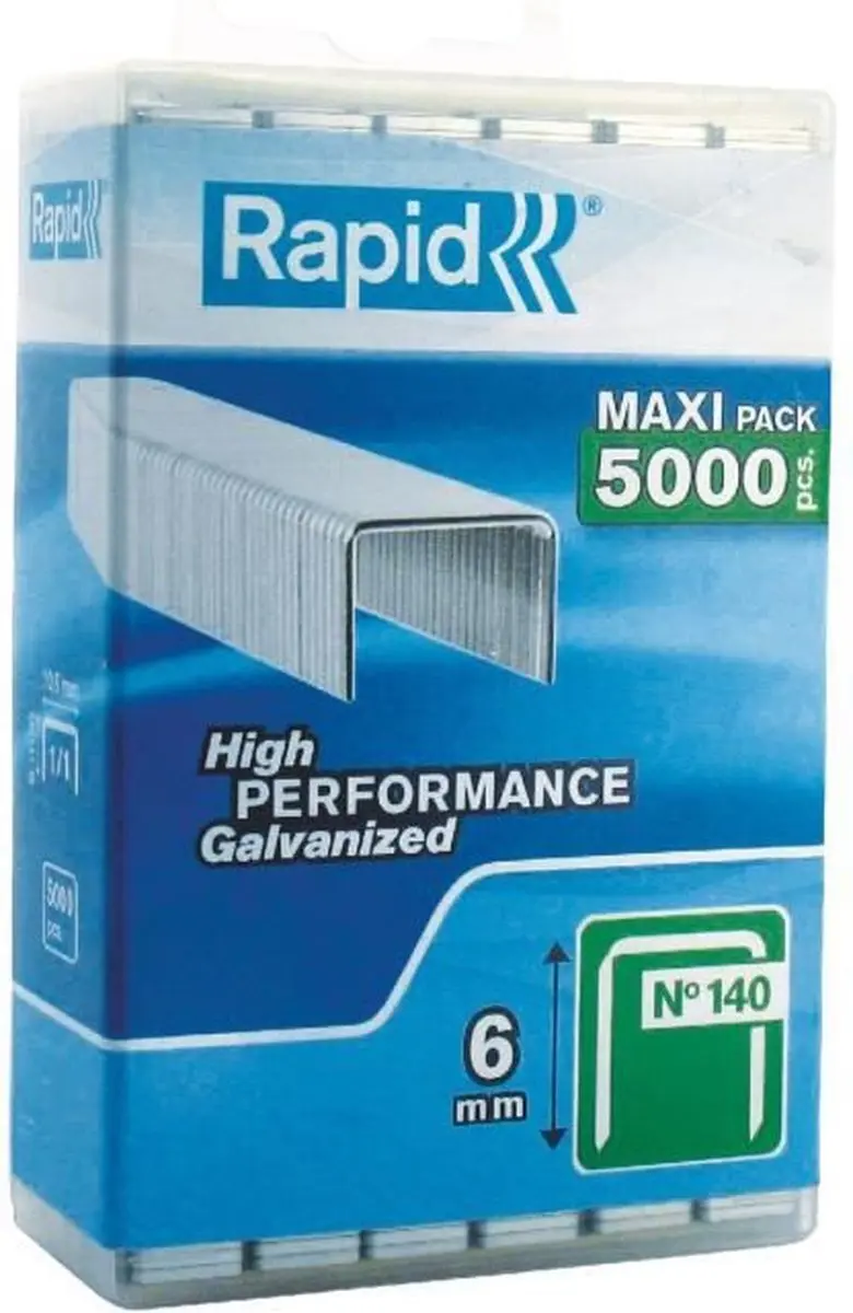 Rapid nr.140 Dunne nieten 10mm - 5.000 Stuks