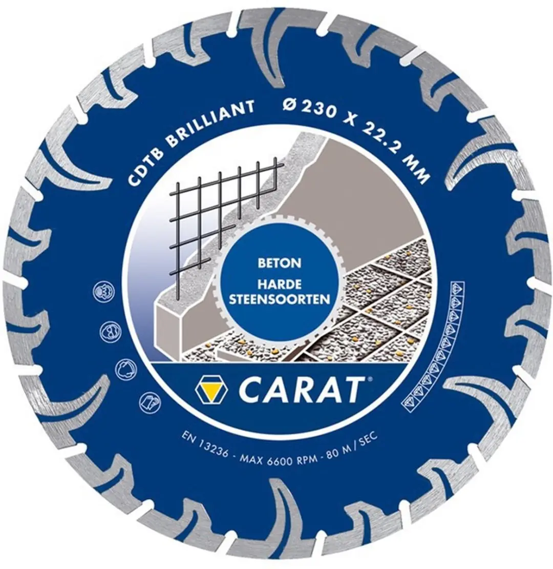 Carat Diamantzaagblad Beton 125mm
