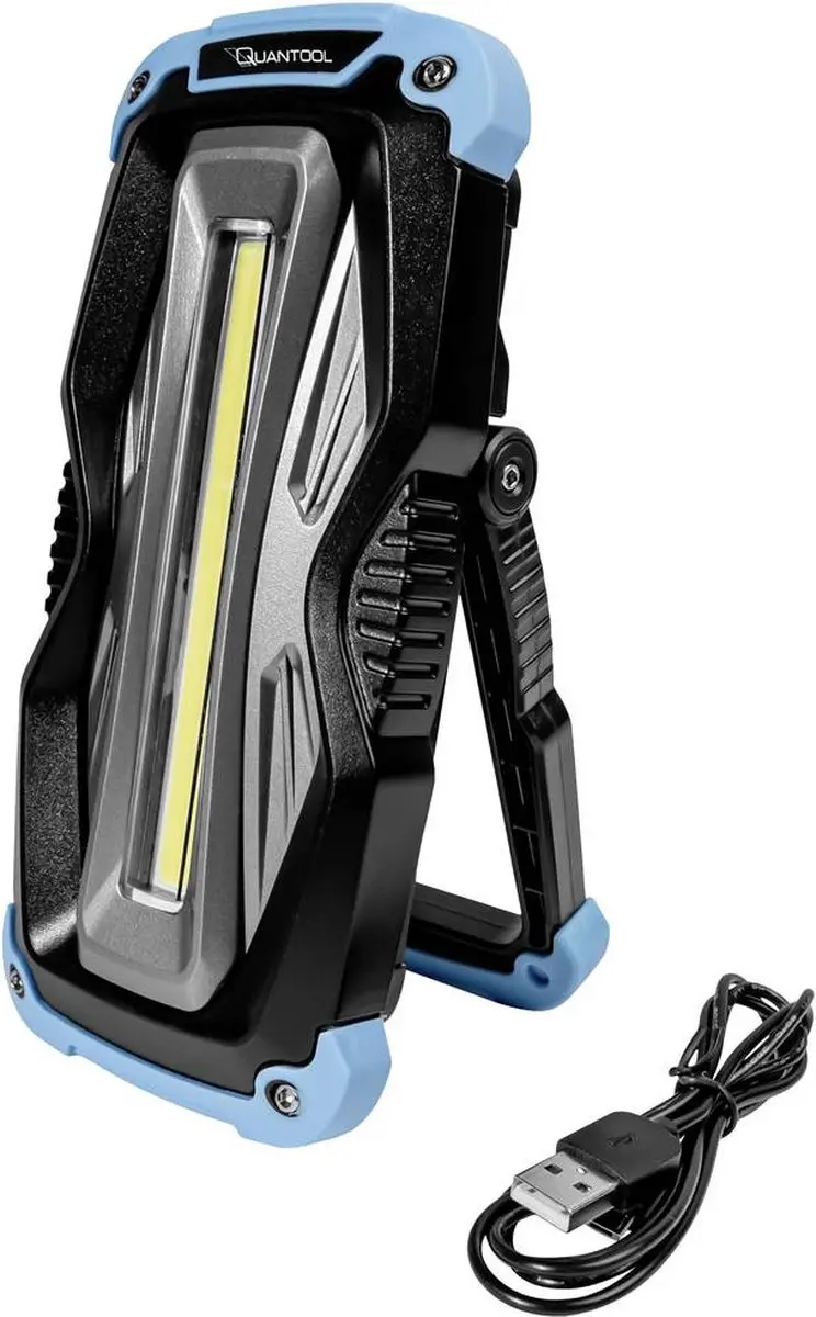 Brüder Mannesmann Q30665 Quantool LED Werklamp 20W 2000lm - Zwart/Blauw