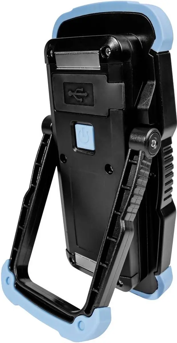 Brüder Mannesmann Q30665 Quantool LED Werklamp 20W 2000lm - Zwart/Blauw