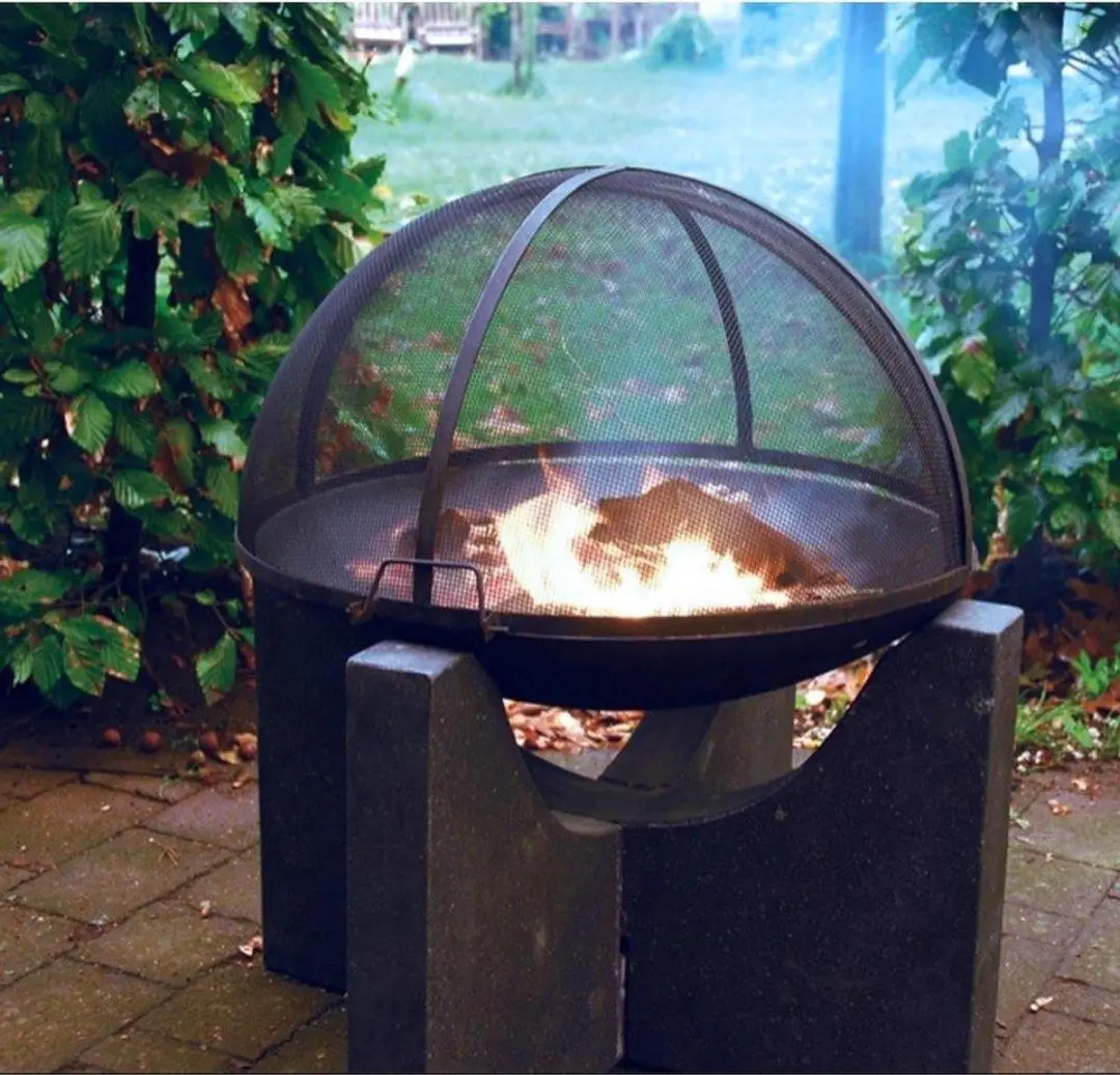 Esschert Design Vonkenvanger Tuinhaard 58cm - Zwart