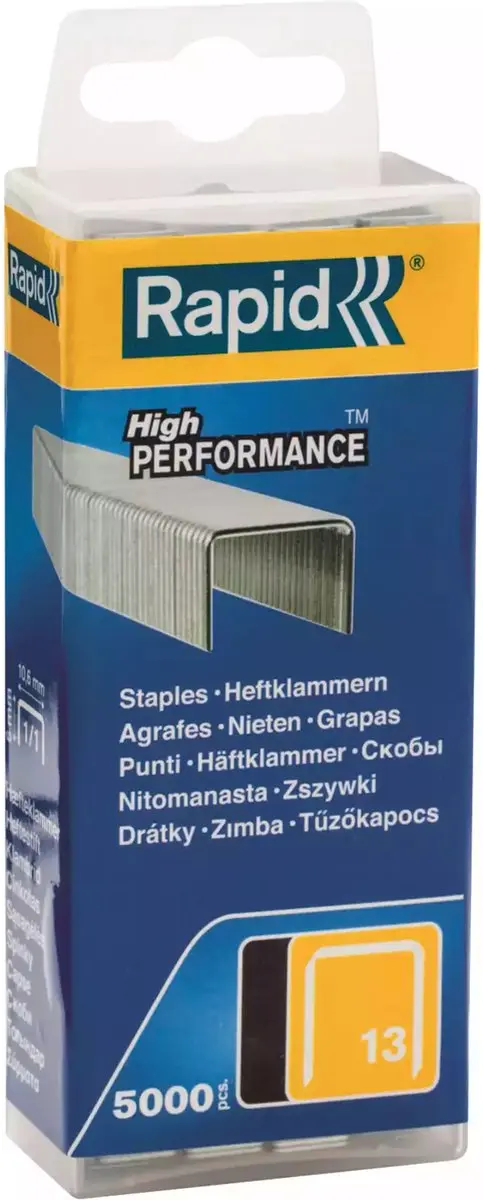 Rapid Dundraadnieten Type 13 6mm - 5000 Stuks - Gegalvaniseerd