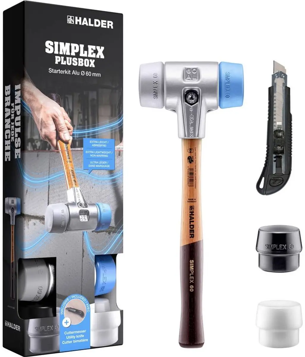 Halder SIMPLEX-Plusbox Starterkit Alu 3113s004