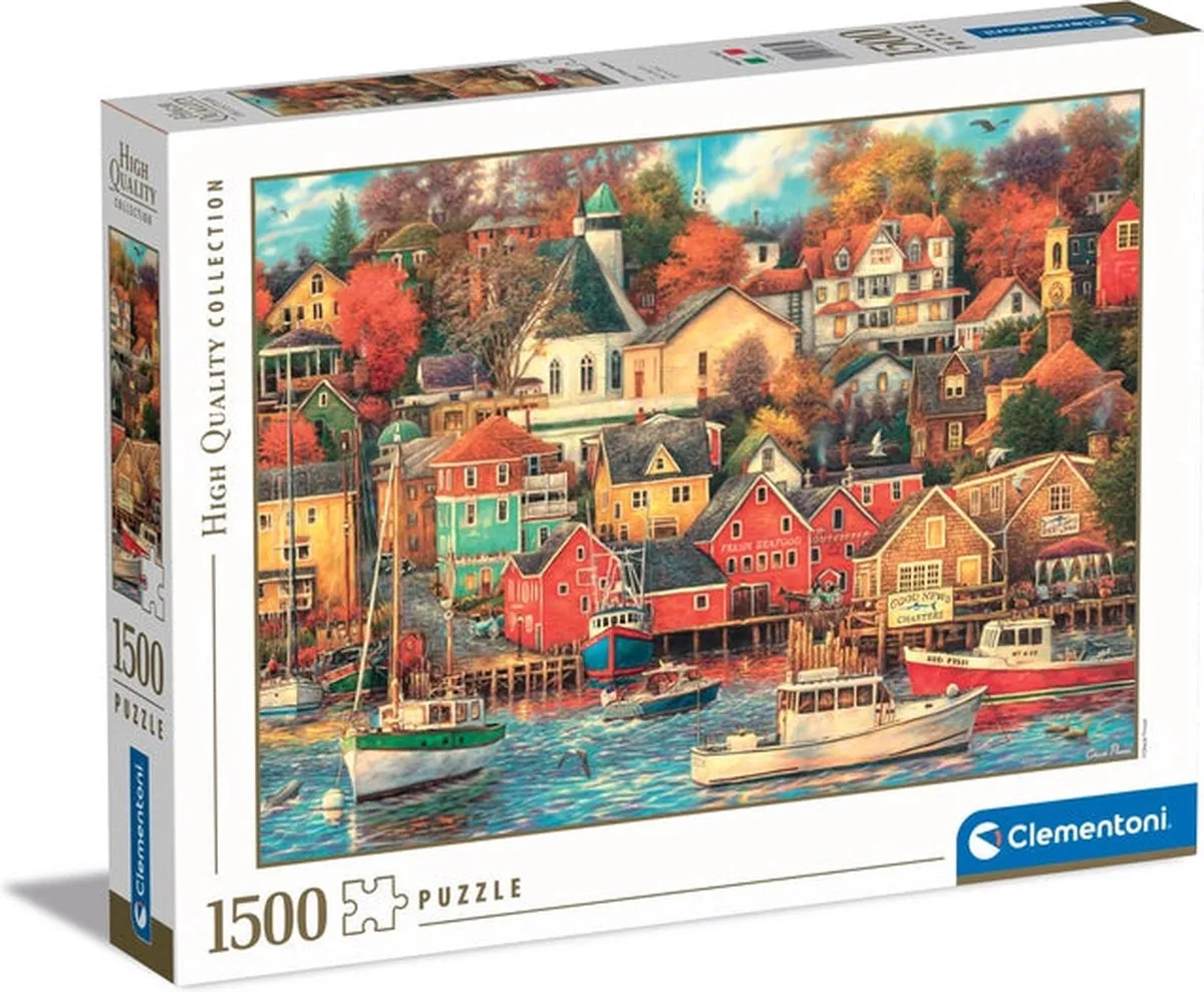 Clementoni Good Time Harbor Puzzel 1500 Stuks