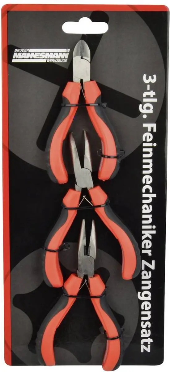 Brüder Mannesmann M10850 Tangenset 3-delig